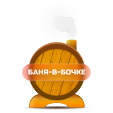 Логотип Баня в Бочке
